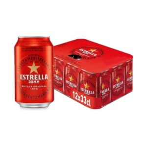 ESTRELLA beer, can, 12X33CL.