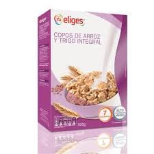 Rice and wholemeal flakes